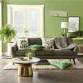 thumbnail image 5 of Phantoscope St. Patrick's Day Lucky Shamrock Clover Pom Pom Buffalo Plaid Decorative Throw Pillow Cover, 18" x 18", Dark Green, 4 Pack, 5 of 6