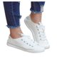 thumbnail image 2 of Zapatos de lona de corte bajo Zapatos planos casuales para estudiantes de la versión coreana perezosa de un pie Wmkox8yii FOPL611, 2 of 5