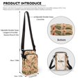 thumbnail image 6 of HELLHERO Lightweight Travel Crossbody Purse, Stylish Polyester for Outdoor Holiday Travel Butterfly Mushroom Design, 6 of 7