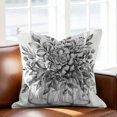 thumbnail image 2 of Grey Eucalyptus Leaves Flower Throw Pillow Cover Floral Bottle Stripes Vintage Cotton Linen Cushion Cover Throw Pillow Case with Invisible Zipper for Couch Sofa Bed Chair Car 24x24 Inch, 2 of 9