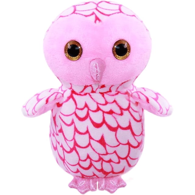 Búho Rosa de peluche Torky 18 cm