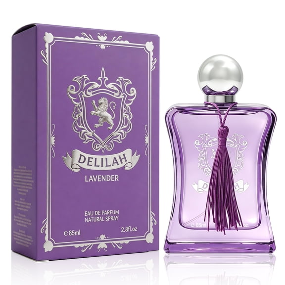 Delilah Lavender Perfume for Women, Perfume mujer, Woody Fragrance, French Lavender Citrus Floral, Long Lasting Fragrance for Women, 2.8 oz