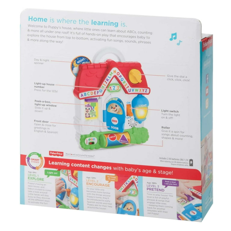 Fisher price puppy's busy activity home hot sale