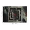 thumbnail image 3 of Bathroom Floor Mat 50 cm x 80 cm Visual Crystal Velvet Non Slip Water Absorbent Polyester Entryway Foot Mat, 3 of 6