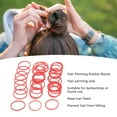 thumbnail image 3 of Bandes Élastiques pour Cheveux, Bandes Élastiques Rouges en Caoutchouc pour Permanente, 3 of 7