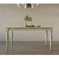 thumbnail image 2 of Home Design Lily Rectangular Dining Table, Antique Gray Finish, Turned Legs, Modern Classic Style, Durable Construction, Easy Assembly, Perfect Dining Room Table, 2 of 5