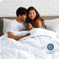 thumbnail image 3 of Ensemble de Couette Alternative - 2 Pcs - Toutes Saisons - Simple/Simple-TG, Blanc, 3 of 8