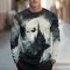 thumbnail image 1 of Blusas y camisas de manga larga con cuello redondo, moda casual para hombre, estampado deportivo, blusas de manga larga con cuello redondo, camisas para hombre, blusa de poliéster, 1 of 5