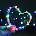 thumbnail image 6 of Christmas Fairy Lights Battery Operated, 1 Pack 10FT 30 LED String Lights Waterproof Cooper Wire Starry Lights for DIY Wreath Home Wedding Party Bedroom Holiday Christmas Decor (Multicolor), 6 of 7