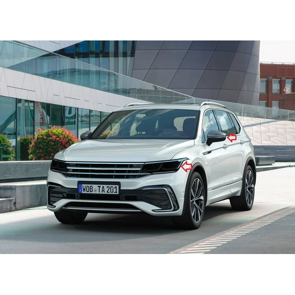 For The BlingLights Tinted Headlight Film Covers for 2020-2024 Volkswagen Tiguan