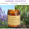 thumbnail image 3 of TJS Aromatherapy Candles, Scented Candles, 7OZ Lavender Eucalyptus Candles Stress Relief and Relax for Home & Bedroom Gift for Women/Men Soy Wax (Lavender Eucalyptus 1 Jar), 3 of 7