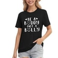 thumbnail image 4 of Tops de Ajuste Suelto para las Mujeres Blusas Impresas Pullover de Manga Corta, Cuello Redondo Top de Poliéster Casual, 4 of 6