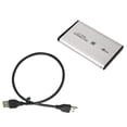 thumbnail image 4 of Carcasa de aleación de aluminio de caja de disco duro móvil externo SATA USB 2,0 de 2,5 pulgadas, 4 of 4