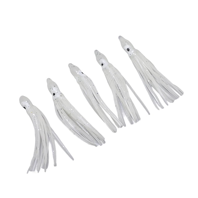 Aparejos de pesca Jadeshay juego de 5 anzuelos luminosos para pesca de sepia