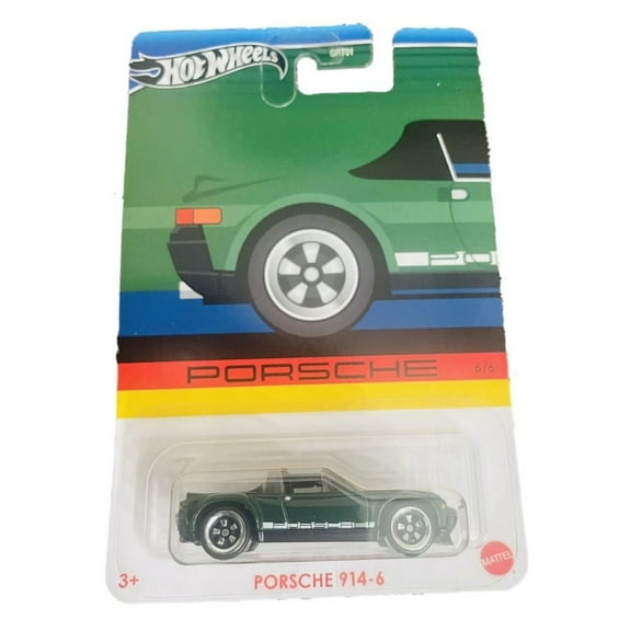 Hot Wheels Porsche 914-6 6/6 Play Vehicle, 3  Yrs