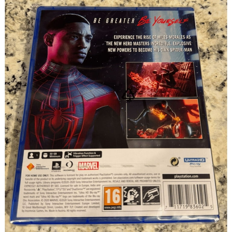 Spiderman Miles Morales PS5 Marvel Spider Man Brand New