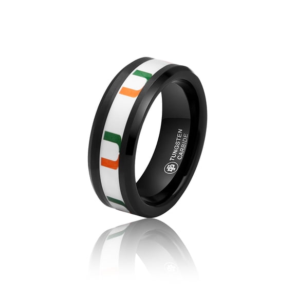 FanDrip Miami Hurricanes Tungsten Ring