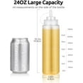 thumbnail image 3 of U-Taste Condiment Dispenser PE Plastic 24 oz Leak Proof Squeeze Bottle, 3 of 10