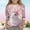 D Multicolor, variant on ITSAME Girls T-Shirts(3-13T), Round Neck Easter Egg Print 3/4 Sleeve Festival Fashion Casual Tees Multicolor