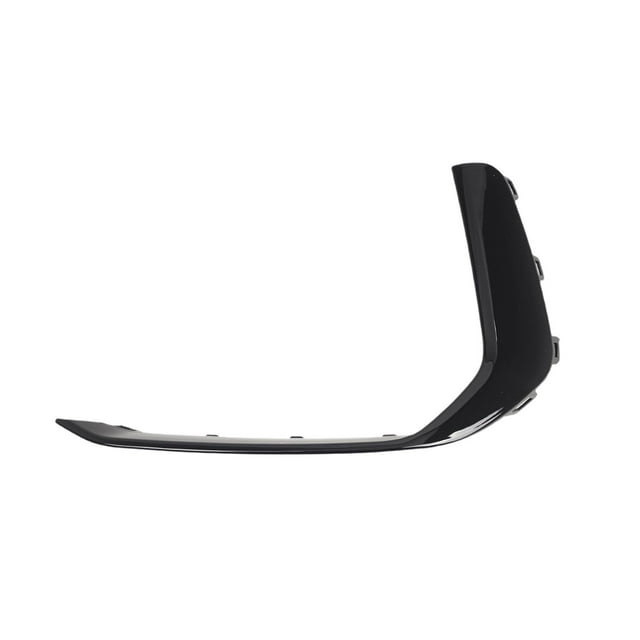 Spoter del alerón de labio inferior delantero izquierdo 4KD807967B Resistente a la desgaste Práctica simple Negro