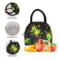 thumbnail image 3 of ALAZA Backpack Set Art Tie-dye Yellow Elementary School Bags Student BookBag with Lunch Bag, 3 of 6