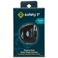 thumbnail image 4 of (2 pack) Safety 1st Parent Grip Door Knob Covers for Childproofing, Black, 3 Pack, 4 of 14