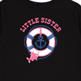 thumbnail image 4 of Inktastic Nautical Little Sister Girls Long Sleeve Toddler T-Shirt, 4 of 5