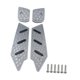 thumbnail image 2 of Almohadilla de placa para estriberas de motocicleta de aluminio izquierda y derecha para BMW C400x 2018-2025 Simple Gris, 2 of 9