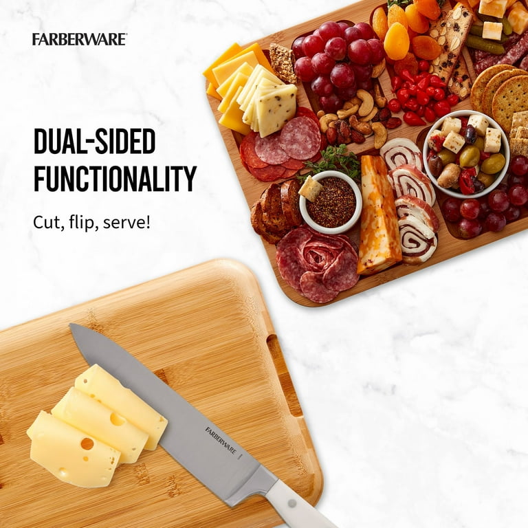 Farberware Build-a-Board Bamboo Charcuterie Board, 6 Compartments photo 5