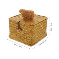 thumbnail image 4 of Home Accents Decor Countertops for Kitchen Storage Baskets with Lids Personality Shelf Dried Seaweed Plush, 4 of 6