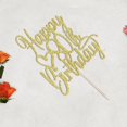 thumbnail image 3 of FLORCMET Decoración para tarta de 80 cumpleaños con purpurina dorada, decoración para tarta de 80 años y fabulosa decoración para tartas para hola 80 cumpleaños, aniversario, fiesta, decoración de tar, 3 of 5