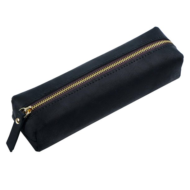 Estuche para lápices, bolso de viaje de cuero para bolígrafo de Gel, regalo de fiesta