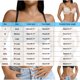 thumbnail image 3 of Mujeres de Color Sólido Cuatro Filas Ajustable Sujetador Inalámbrico Moda Levantamiento Reunión Plegable Sagging para las Mujeres de Uso Diario, 3 of 7