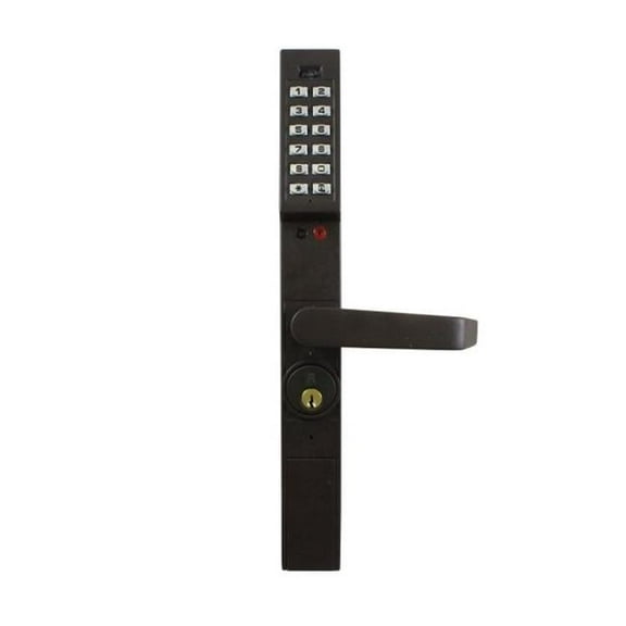Alarm Lock DL130010B1 Trilogy Narrow Stile Digital Lever Lock, Oil Rubbed Bronze Finish