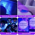 thumbnail image 5 of Lámpara de esterilización UV violeta 51LED, detección de agente fluorescente 395 linterna externa, 5 of 5