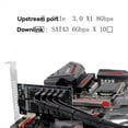thumbnail image 1 of M.2 to PCIE Adapter Card PCIe X1/X4/X8/X16 Dual-Disk Array Card M2 Extended Card Support M.2 SSD 2230/42/60/80, 1 of 6