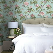 NEXT Birds and Blooms Duck Egg Wallpaper