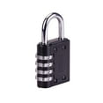 thumbnail image 3 of 4 Pack 4 Digit Combination Padlock Heavy Duty Combination Code Lock, Black, 7.9*4cm, 3 of 4