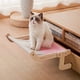 thumbnail image 4 of Hanging Pet Cat Bed Window Hammock Sofa House Furniture Kitten Indoor Washable Removable Seat Wooden Sleeping Bed Perch Shelves ShopWise Round, 4 of 20