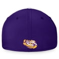 thumbnail image 4 of Men's Top of the World White/Purple LSU Tigers Iconic Flex Hat, 4 of 4