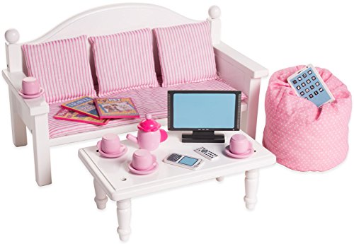 18 inch doll couch set
