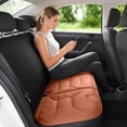 thumbnail image 5 of fsxdhpcsgfc Friendly & Dirt Seat Universal Non Breathable Memory Foam Seat Pad Front Bottom And Rear Seat Provides Comfort And Support (White, 5 of 7