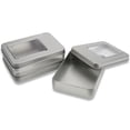 thumbnail image 2 of Billuyoard Caja de lata elegante de Metal, contenedor de almacenamiento de pertenencias, caja de almacenamiento portátil perfectamente Almacenamiento y organización del hogar unidos, 2 of 6