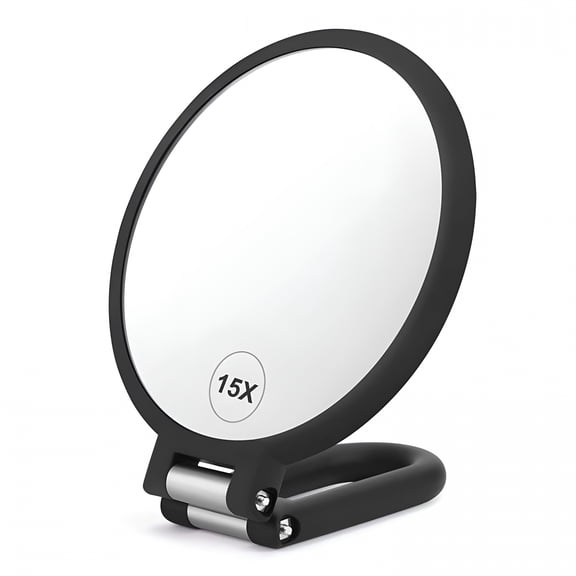 XIBUFE 2026 New Magnifying Mirror with Light 30X,Lighted Makeup Mirror 30X for Precision Makeup,3 Color Modes and Adjustable Brightness,360° Swivel Magnifying Mirror Suction Cup for Mirrors 8 Inches