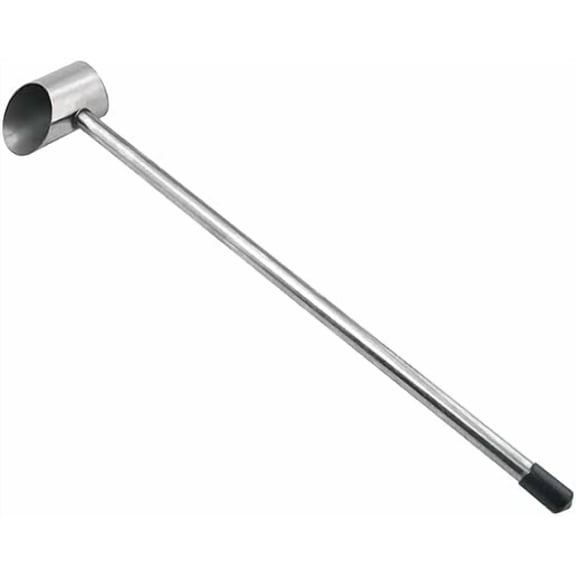 Large Caliber Models of Silver Stainless Steel Sugar Spoon for Cotton Candy Long Handle Sugar Spoon Cotton Candy Machine Spare Parts