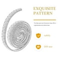 thumbnail image 3 of HINTRMENT 2 Rolls Rhinestone Trim Strips for Wedding Dress with Faux Pearls 11.8X0.39X0.12In, 3 of 8