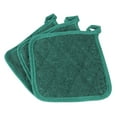 thumbnail image 6 of Arkwright Kitchen Pot Holders (12-Pack), 7"x7", 100% Cotton, Soft & Heat Resistant, Green, 6 of 6