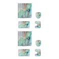 thumbnail image 1 of Kearding Conjunto de baño de moda unificado de poliéster que incluye alfombra cortina de ducha accesorios de baño de gama alta Type1 NO1, 1 of 6