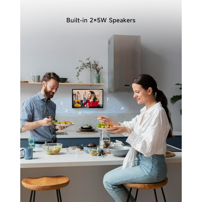 SYLVOX 15.6 inch Kitchen TV, FHD, Rotatable & Foldable