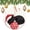 Pattern-4, variant on Christmas Ceramic Ornament Black Cat in Santa Hat Ceramic Double Sided Tree Xmas Ornament Xmas Animal Cats Wearing Red Santa Hat Keepsake Funny Christmas Hanging Tree Decor Ornament Xmas Gift